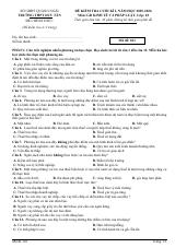 Đề thi Học kì 1 KTPL 10 năm 2025-2026 trường THPT Duy Tân (Quảng Ngãi)